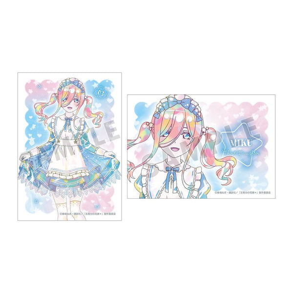 『五等分の花嫁*』描き下ろし 中野三玖 星空メイドver. Ani-Art KAWAII label ブロマイド2枚セット