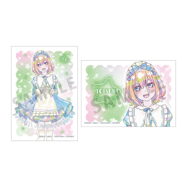 『五等分の花嫁*』描き下ろし 中野四葉 星空メイドver. Ani-Art KAWAII label ブロマイド2枚セット