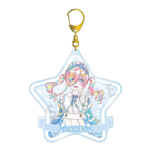 《五等分的新娘*》全新繪製 中野三玖 星空女僕版 Ani-Art KAWAII label BIG 壓克力鑰匙圈
