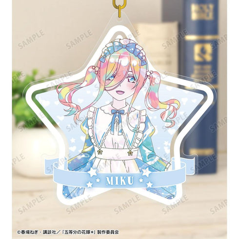 《五等分的新娘*》全新繪製 中野三玖 星空女僕版 Ani-Art KAWAII label BIG 壓克力鑰匙圈