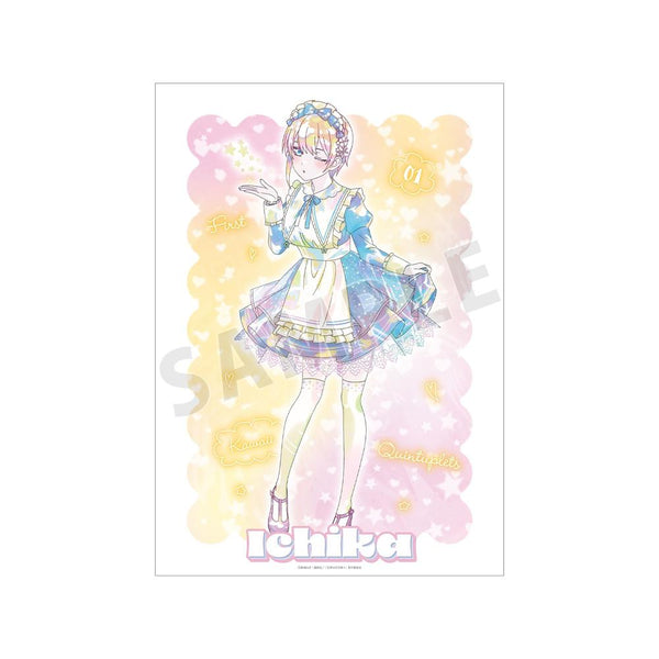 《五等分的新娘*》全新绘制 中野一花 星空女仆版 Ani-Art KAWAII label A3哑光处理海报