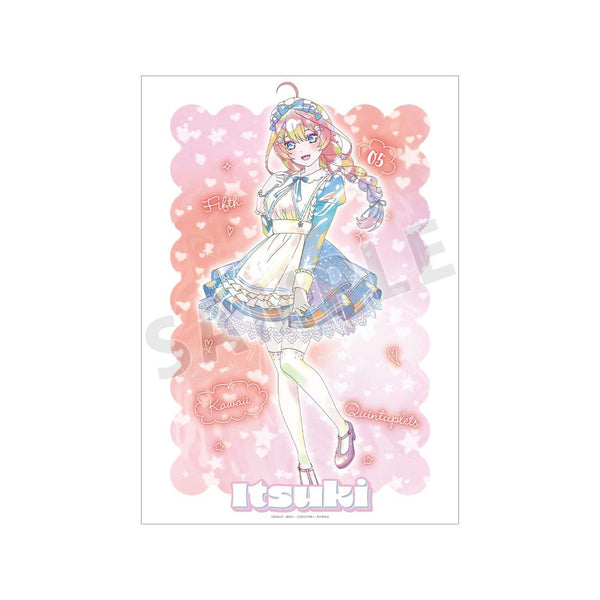 『五等分の花嫁*』描き下ろし 中野五月 星空メイドver. Ani-Art KAWAII label A3マット加工ポスター
