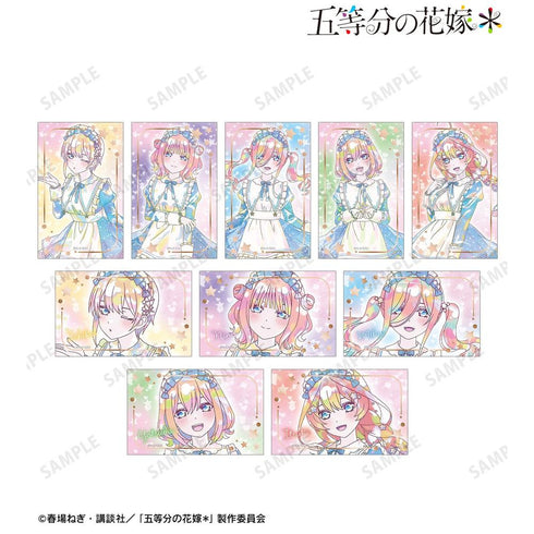 "The Quintessential Quintuplets*" Original Illustration: Starry Sky Maid Ver. Trading Card Set - Ani-Art KAWAII Label Foil-Stamped Card (Sold by the box)