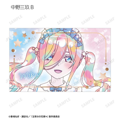 "The Quintessential Quintuplets*" Original Illustration: Starry Sky Maid Ver. Trading Card Set - Ani-Art KAWAII Label Foil-Stamped Card (Sold by the box)