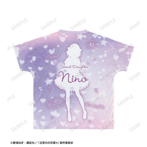 『五等分の花嫁*』描き下ろし 中野二乃 星空メイドver. Ani-Art KAWAII label フルグラフィックTシャツユニセックス