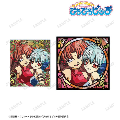 『ぴちぴちピッチ』ブラック・ビューティー・シスターズ Aure Glass アクリルカード2種セット