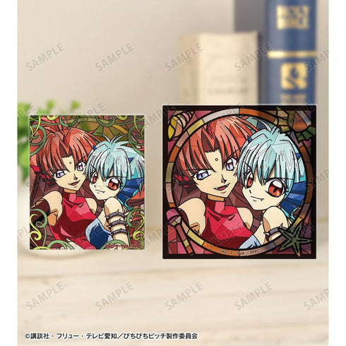 『ぴちぴちピッチ』ブラック・ビューティー・シスターズ Aure Glass アクリルカード2種セット