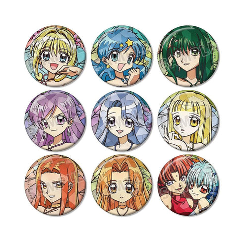 『ぴちぴちピッチ』トレーディング Aure Glass 缶バッジ(単位/BOX)