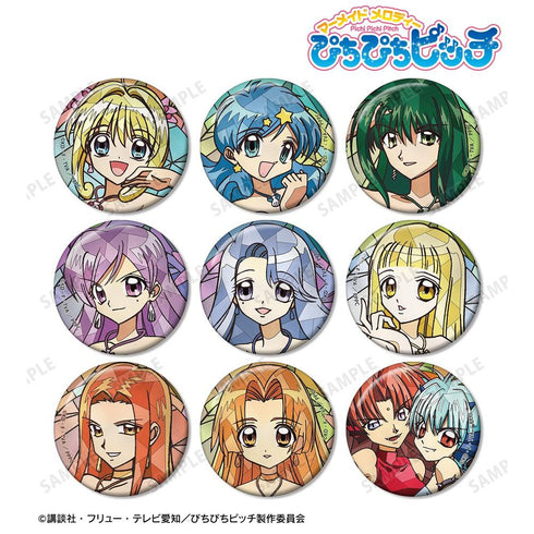 『ぴちぴちピッチ』トレーディング Aure Glass 缶バッジ(単位/BOX)