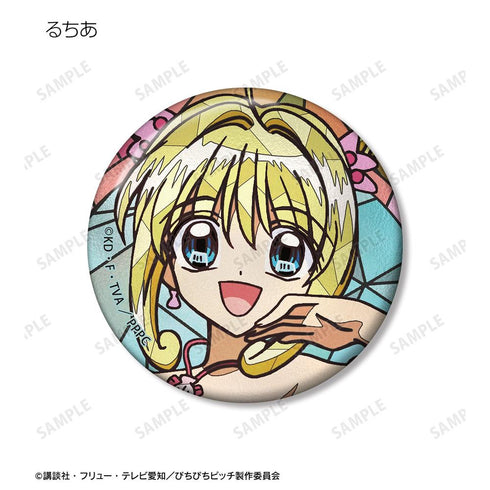 『ぴちぴちピッチ』トレーディング Aure Glass 缶バッジ(単位/BOX)