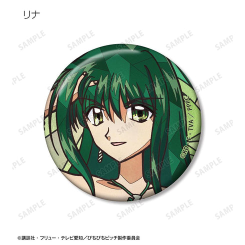 『ぴちぴちピッチ』トレーディング Aure Glass 缶バッジ(単位/BOX)