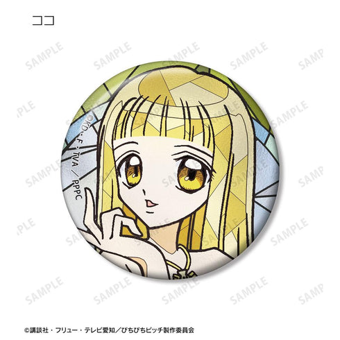『ぴちぴちピッチ』トレーディング Aure Glass 缶バッジ(単位/BOX)