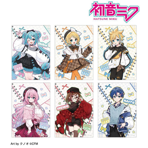 《初音未來》全新繪製 團體照 便服版 Art by 久野尾 寫真卡6張套組【202608再版】