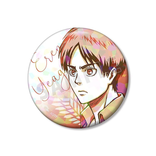 『進撃の巨人』エレン カラーパレットVer. 75mmホログラム缶バッジ