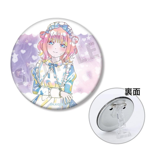 『五等分の花嫁*』描き下ろし 中野二乃 星空メイドver. Ani-Art KAWAII label 3WAY缶バッジ