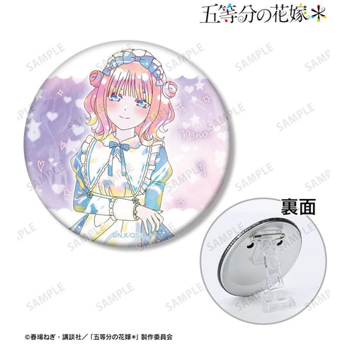『五等分の花嫁*』描き下ろし 中野二乃 星空メイドver. Ani-Art KAWAII label 3WAY缶バッジ