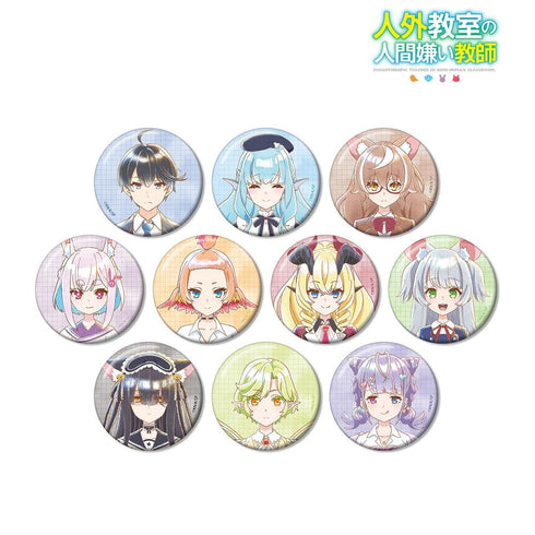 『人外教室の人間嫌い教師』トレーディング Ani-Art aqua label 缶バッジ(単位/BOX)