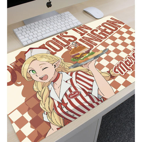 "Dungeon Meal" Original Illustration: Marushiru American Diner Ver. Multi-Purpose Desk Mat