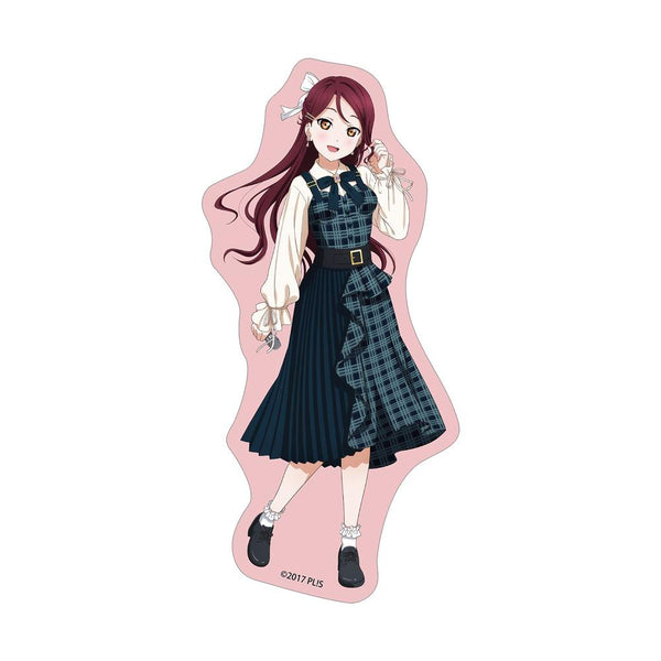 『ラブライブ!サンシャイン!!』描き下ろし 桜内梨子 チェックワンピース衣装ver. ダイカットステッカー