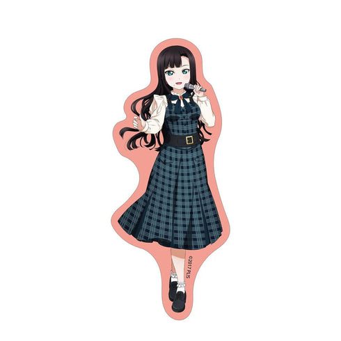 『ラブライブ!サンシャイン!!』描き下ろし 黒澤ダイヤ チェックワンピース衣装ver. ダイカットステッカー