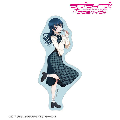 『ラブライブ!サンシャイン!!』描き下ろし 津島善子 チェックワンピース衣装ver. ダイカットステッカー