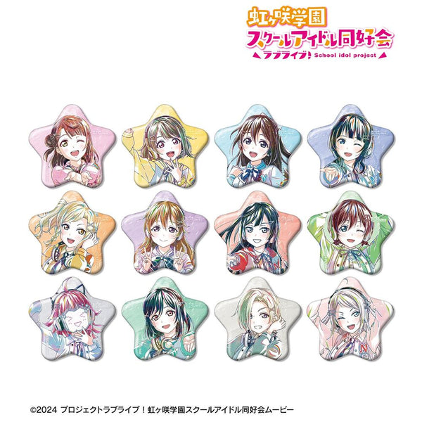 《Love Live! 虹咲学园校园偶像同好会》全新绘制 Miracle STAY TUNE! 收藏卡 Ani-Art 星形徽章(单位/盒)