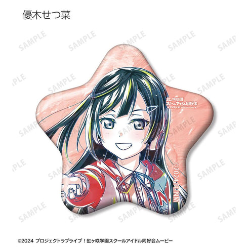 《Love Live! 虹咲学园校园偶像同好会》全新绘制 Miracle STAY TUNE! 收藏卡 Ani-Art 星形徽章(单位/盒)