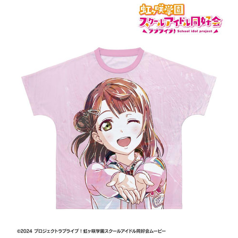 《Love Live! 虹咲学园校园偶像同好会》全新绘制 上原步梦 Miracle STAY TUNE! Ani-Art 全印花T恤(男女通用)