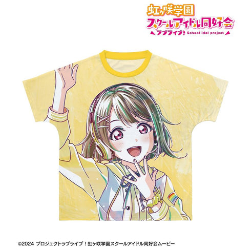 《Love Live! 虹咲学园校园偶像同好会》全新绘制 中须霞 Miracle STAY TUNE! Ani-Art 全幅图案男女通用T恤