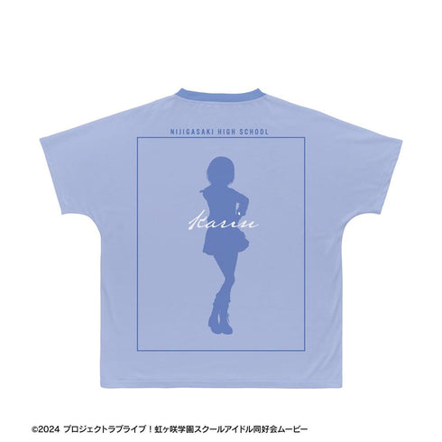 《Love Live! 虹咲学园校园偶像同好会》全新绘制 朝香果林 Miracle STAY TUNE! Ani-Art 全印花T恤(男女通用)
