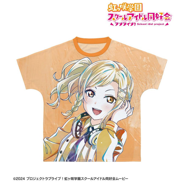 《Love Live! 虹咲学园校园偶像同好会》全新绘制 宫下 爱 Miracle STAY TUNE! Ani-Art 全印花T恤(男女通用)