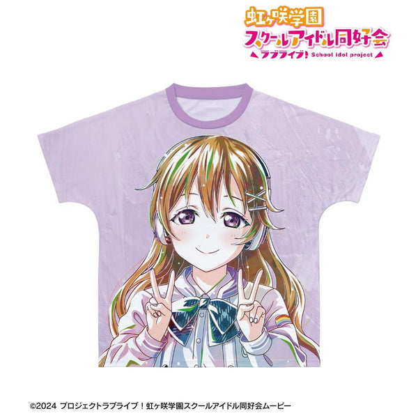 《Love Live! 虹咲学园校园偶像同好会》全新绘制 近江彼方 Miracle STAY TUNE! Ani-Art 全印花T恤(男女通用)