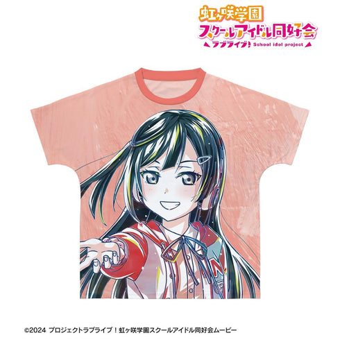 《Love Live! 虹咲学园校园偶像同好会》全新绘制 优木濑菜 Miracle STAY TUNE! Ani-Art 全印花T恤(男女通用)