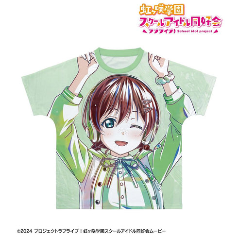 『ラブライブ!虹ヶ咲学園スクールアイドル同好会』描き下ろし エマ・ヴェルデ ミラクル STAY TUNE! Ani-Art フルグラフィックTシャツユニセックス
