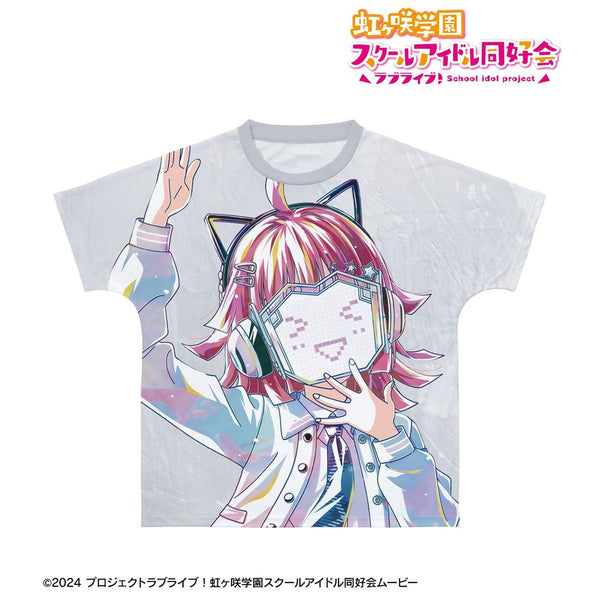 《Love Live! 虹咲学园校园偶像同好会》全新绘制 天王寺璃奈 Miracle STAY TUNE! Ani-Art 全印花T恤(男女通用)