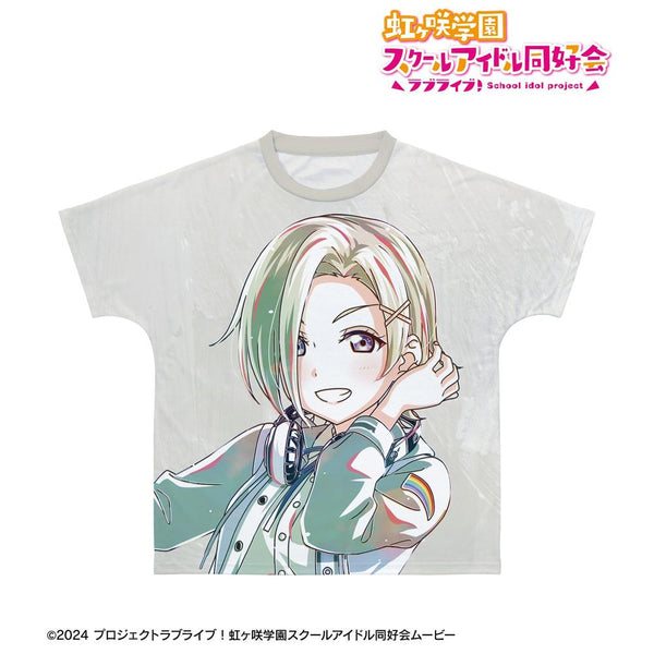《Love Live! 虹咲学园校园偶像同好会》全新绘制 米娅·泰勒 Miracle STAY TUNE! Ani-Art 全幅图案男女通用T恤