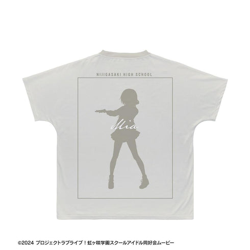 『ラブライブ!虹ヶ咲学園スクールアイドル同好会』描き下ろし ミア・テイラー ミラクル STAY TUNE! Ani-Art フルグラフィックTシャツユニセックス