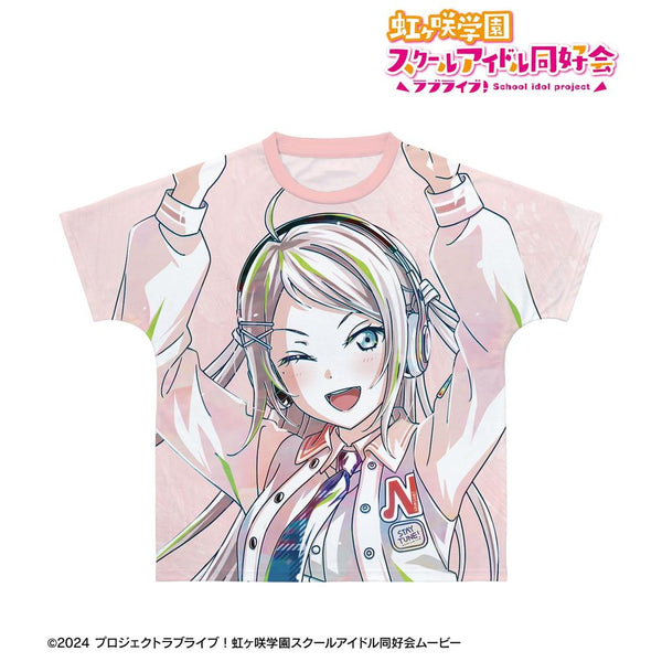 《Love Live! 虹咲学园校园偶像同好会》全新绘制 钟 岚珠 Miracle STAY TUNE! Ani-Art 全幅图案男女通用T恤