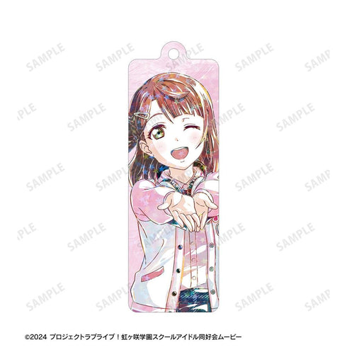 『ラブライブ!虹ヶ咲学園スクールアイドル同好会』描き下ろし 上原歩夢 ミラクル STAY TUNE! Ani-Art ホログラムスティックアクリルキーホルダー