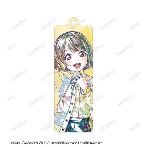 『ラブライブ!虹ヶ咲学園スクールアイドル同好会』描き下ろし 中須かすみ ミラクル STAY TUNE! Ani-Art ホログラムスティックアクリルキーホルダー