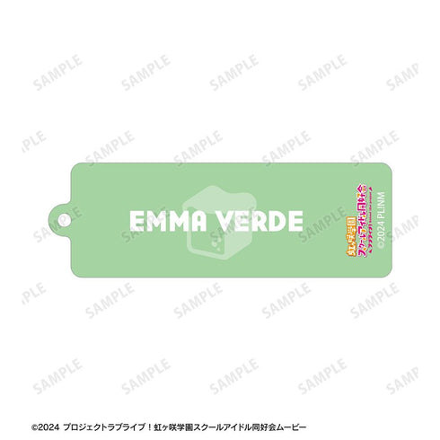 "Love Live! Nijigasaki Academy School Idol Club" Original Illustration: Emma Verde "Miracle STAY TUNE!" Ani-Art Hologram Stick Acrylic Keychain