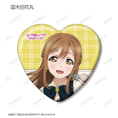 『ラブライブ!サンシャイン!!』描き下ろし チェックワンピース衣装ver. トレーディングハート型缶バッジ(単位/BOX)