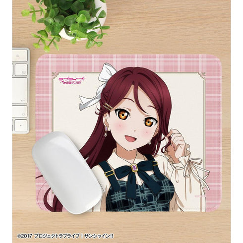 『ラブライブ!サンシャイン!!』描き下ろし 桜内梨子 チェックワンピース衣装ver. マウスパッド