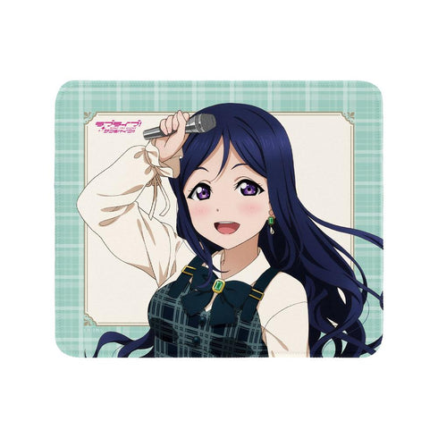 『ラブライブ!サンシャイン!!』描き下ろし 松浦果南 チェックワンピース衣装ver. マウスパッド