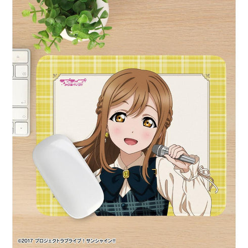 『ラブライブ!サンシャイン!!』描き下ろし 国木田花丸 チェックワンピース衣装ver. マウスパッド