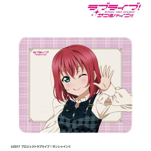 『ラブライブ!サンシャイン!!』描き下ろし 黒澤ルビィ チェックワンピース衣装ver. マウスパッド