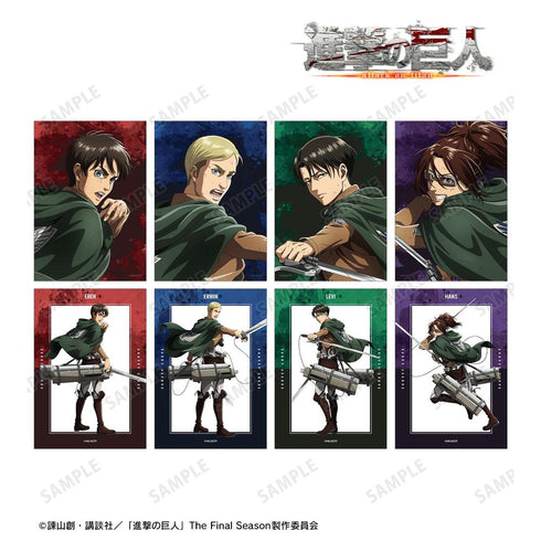 『進撃の巨人』描き下ろし 戦う背中ver. 第2弾 トレーディングブロマイド(単位/BOX)【202608再販】