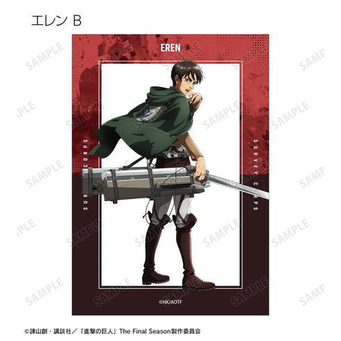 『進撃の巨人』描き下ろし 戦う背中ver. 第2弾 トレーディングブロマイド(単位/BOX)【202608再販】
