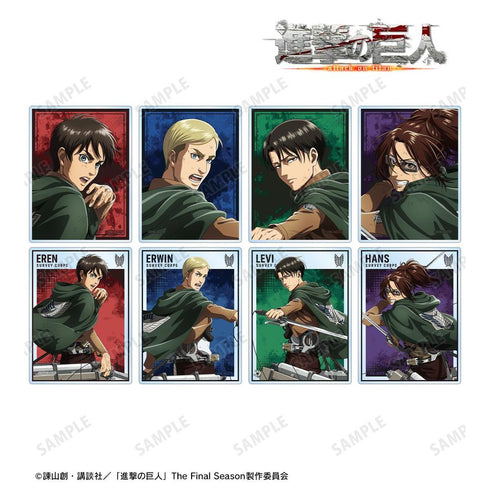 『進撃の巨人』描き下ろし 戦う背中ver. 第2弾 トレーディングアクリルカード(単位/BOX)【202608再販】