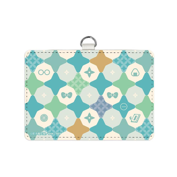 "Nintama Rantarō" First-Year Student Motif 2-Pocket Pass Case with Lanyard